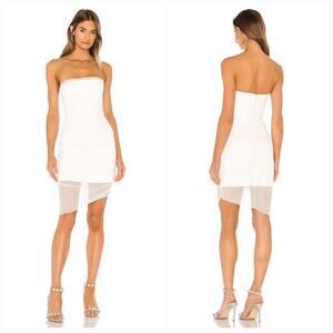 MAJORELLE Ursula Dress in White Small